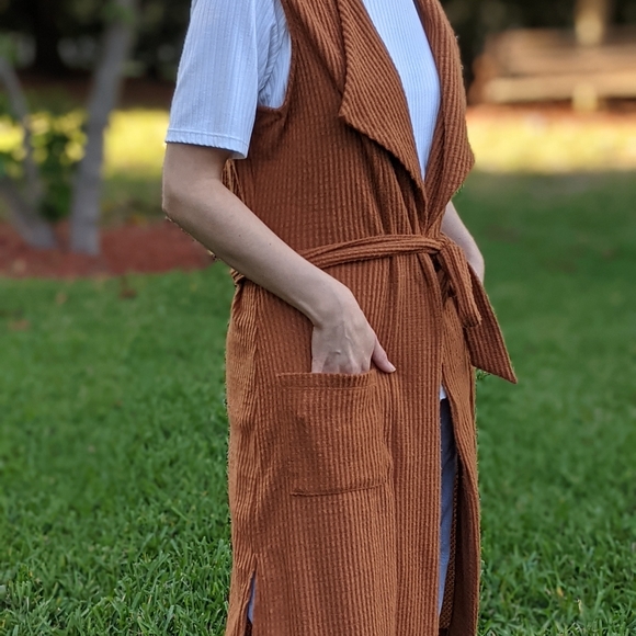 NWT Another Reason sleeveless cardigan - Picture 13 of 14